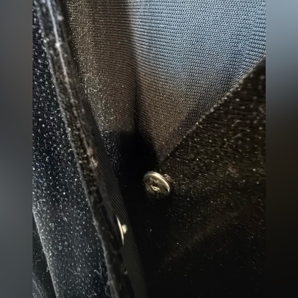 H&M Divided Black Velvet Long Sleeve Romper | Size 6 - Picture 4 of 7